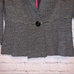 Tabitha Black & White One Button Suit Jacket Photo 1