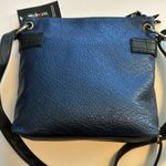 Style & Co  NWTS DEEP BLUE SHOULDER BAG VEGAN LEATHER 10”X 9” ADJUSTABLE  STRAP Photo 4