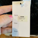 LF Faith in Love Zip Asymmetrical Quilted Faux Leather Mini Skirt Black Size 8 Photo 7