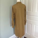 L.L. Bean Soft Classic Tan Shirt Dress Long Sleeve NWOT Size 14 Photo 2