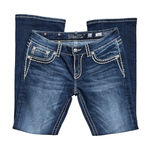 Miss Me Bootcut Jeans Flap Pockets Contrast Stitching Dark Wash 31 Photo 0