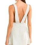 Wildfox NWT Coda Pearl Plunging V-Neck Mini Dress in Mint Green Photo 3