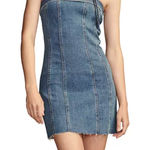 Lucky Brand
Western Strapless Denim Bodycon Mini Dress new size 8 Photo 0