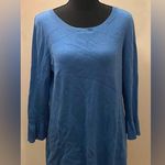 Talbots  Blue Women's 3/4 Sleeve Sweater Top Size M Photo 0