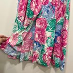 Celamod Paris Womens Skirt Set 38‎ Floral Bright Two Piece Vintage Medium Mini Pink Photo 8
