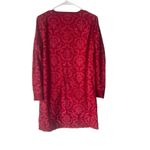 Charter Club  Intimates Size Medium Red Thermal Soft Night Sleep Shirt Gown Dress Photo 6