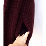Elizabeth and James alpaca wool blend burgundy knit sweater dress size XS Photo 4