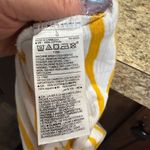 Old Navy size, large, short sleeve, yellow, and white striped top Photo 5