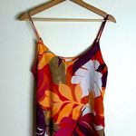 A New Day  ladies bite floral sheer spaghetti shirt size small Photo 0