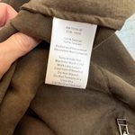 ATM Anthony Thomas Melillo Belted Shirt Dress Large Brown Photo 7