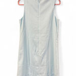 Lilly Pulitzer Penelope Blue Ibiza Embellished Satin Back Crepe Sz 4 Shift Dress Photo 6