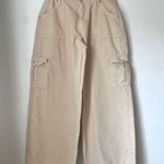 Princess Polly Adrianne Stone Beige Wide Leg Cargo Jeans 8 Photo 5