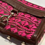 Rebecca Minkoff Woven Pink and Brown Shoulder Bag Photo 0