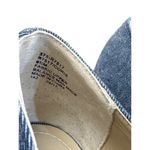 Rialto Womens Blue Denim Floral Cork 3" Wedge Heel Shoes Size 9.5M SKU 8247 Photo 12