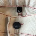 Kill City Womens Beige Skinny Jeans High Rise Goth Punk Rock Size 27 Tan Photo 4