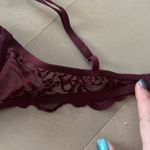 PINK - Victoria's Secret Victoria’s Secret pink bra. Maroon. Discontinued. 34b Photo 3