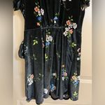 Urban Outfitters Floral Velvet Wrap Dress Size M Photo 7
