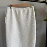 Good American  White Ivory Textured Maxi Skirt Size 3 / L NWT Photo 8