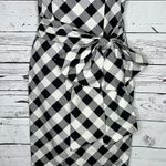 White House | Black Market  NWT Size 2 Picnic Gingham Midi Sheath Dress w/ Bow Belt Photo 2