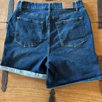 Judy Blue Merry Tummy Cntrl Hi-Rise Moisture Cntrl Dark Wash Denim Shorts, Sz 2XL See pic of size chart Photo 2