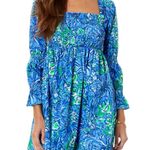 Lilly Pulitzer Beyonca Floral Smocked Dress NWT Size M Photo 0
