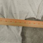 Lululemon  White Cropped T Shirt Short Sleeve Women's 12 Speckled Boxy Oversized Photo 4