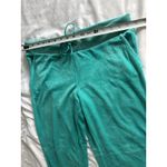 Juicy Couture Velour Pants Jogger Turquoise Blue Green Women's Large Y2K Sport Photo 5