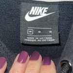 Nike ✅ Sportswear Rally Metallic Clash Cropped Hoodie Black Size Medium AJ… Photo 3