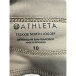 Athleta TREKKIE NORTH JOGGER Athletic Pants ABALONE Tan Size 10 Women's #DD8-3 Photo 3