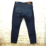 Lucky Brand Jeans Womens 6/28 Blue Denim Mid Rise Ava Crop Raw Hem 30.5X26.25 Photo 2