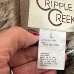 Cripple Creek Faux Fur Vest in Brown Super Fun for any occasion Size L Photo 8
