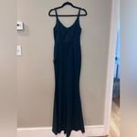 Lulus  Moments Of Bliss Forest Green Backless Mermaid Maxi Dress Size S NWT Photo 4