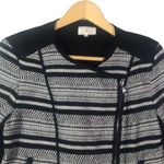 Lou & grey Treadstripe Asymmetrical Zipper Moto Jacket Photo 3