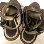 Vera Wang Lavender Label Leather Gladiator Heels Wooden Heels US 8 EU 39 Brown Photo 7