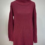 Mud Pie CLEARANCE! Burgundy Thick Sweater Dress Size L EUC Photo 0