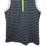 Tail Black white Stripe Henley Snap golf polo tank Top Size Medium Photo 9