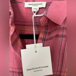 BeachLunchLounge NWT -  - Plaid Cotton Button Up Spencer Shirt‎ Photo 3