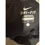 Nike Dri Fit Running Shorts Black White Women's Size L Athletic Gym Workout Photo 4