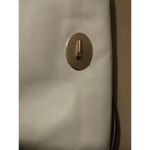 Kate Spade White Leather Crossbody Bag With Striped Lining & Turn Lock Closure Photo 11