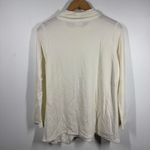 J.Jill Pure Jill Top Women S Turtleneck Pocket Tunic Ivory Lagenlook Tencel Photo 1
