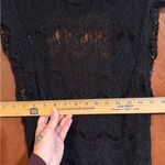 Free People Lace Daydream Bodycon Slip Dress Black size L Photo 11