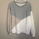 Abercrombie & Fitch  Soft A&F Collection Womens L Colorblock Sweatshirt Photo 1
