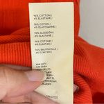 Anthropologie Maeve Bright Orange The Blair Stretch Cotton Crop Top Size M Photo 5