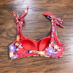 Modcloth • red floral swimsuit Clarice High-Waisted Bikini Bottom Tanya Crop Top Photo 7