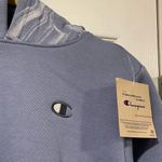 Champion NWT Size M Dusty Blue Marble Flow Recerse Weave Hoodie Kangaroo Pocket Photo 6