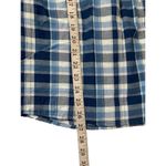 Dress Barn  Women's Multi-Blue Plaid Top Photo 6