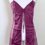 Victoria's Secret Victoria’s Secret Silk Lace Flyaway Babydoll Photo 5