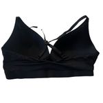 Soma Enbliss luxe plunge Women's Black Cross-Back Bralette Size LARGE Photo 5