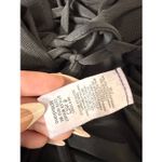 Windsor Black Mesh Long Sleeve Tie Front Crop Top Size M Photo 5