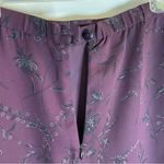 Pendleton  Dark Purple Floral Maxi Skirt Size 6 Petite vintage whimsigoth Photo 7